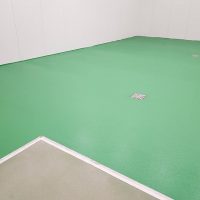 light green flooring