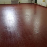 wine red flooring