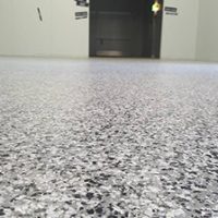 white black shiner flooring